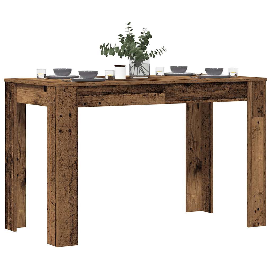 vidaXL Dining Table Old Wood 120x60x76 cm Engineered Wood