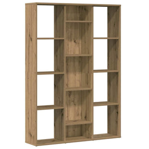 vidaXL Room Divider/Book Cabinet Artisan Oak 100x24x140 cm Engineered Wood