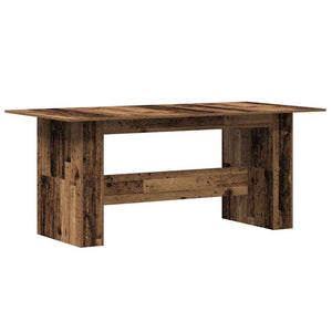 vidaXL Dining Table Old Wood 180x90x76 cm Engineered Wood