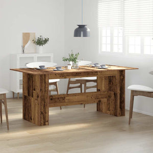 vidaXL Dining Table Old Wood 180x90x76 cm Engineered Wood