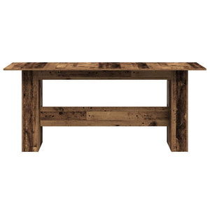 vidaXL Dining Table Old Wood 180x90x76 cm Engineered Wood