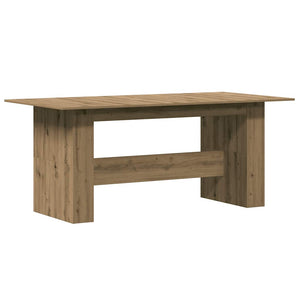 vidaXL Dining Table Artisan Oak 180x90x76 cm Engineered Wood