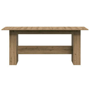 vidaXL Dining Table Artisan Oak 180x90x76 cm Engineered Wood