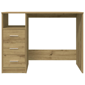 vidaXL Desk Artisan Oak 102x76x50 cm Engineered Wood