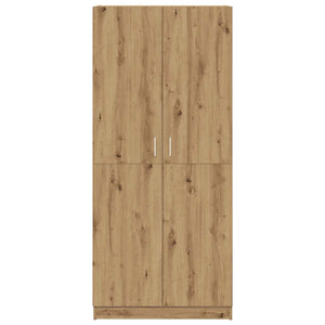 vidaXL Wardrobe Artisan Oak 90x52x200 cm Engineered Wood