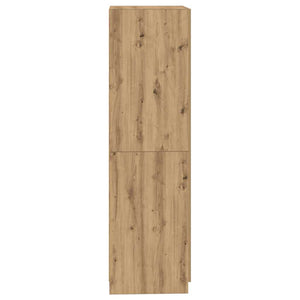 vidaXL Wardrobe Artisian Oak 80x52x180 cm Engineered Wood