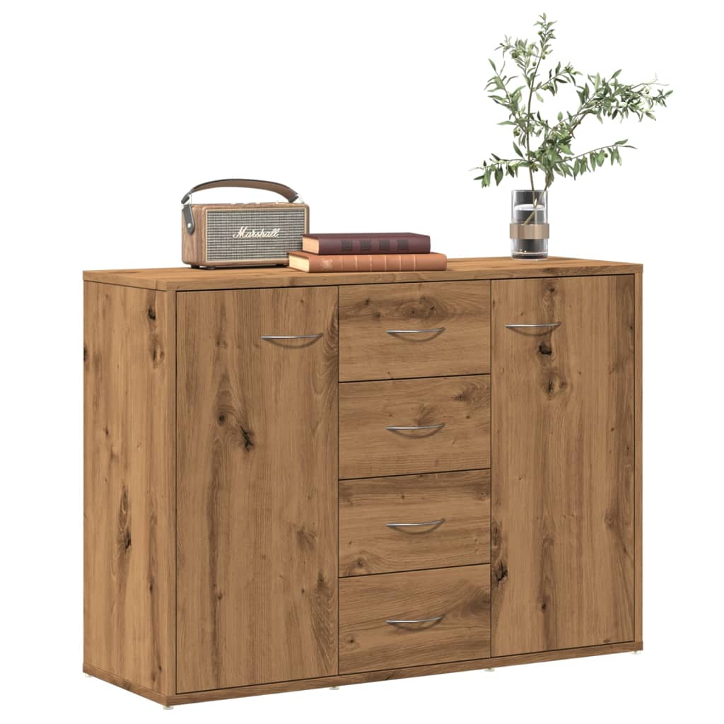 vidaXL Sideboard Artisan Oak 88x30x64 cm Engineered Wood