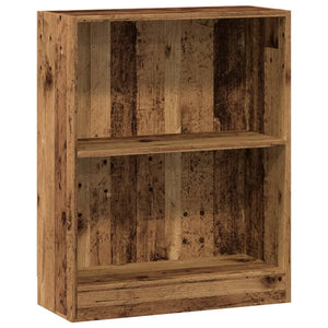 vidaXL Bookcase Old Wood 60x24x76 cm Engineered Wood