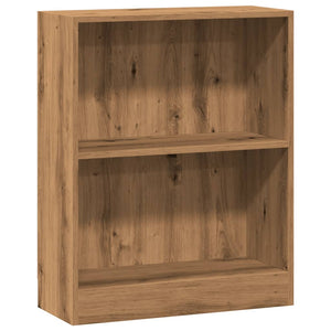 vidaXL Bookcase Artisian Oak 60x24x76 cm Engineered Wood