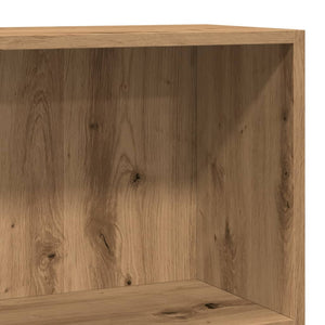 vidaXL Bookcase Artisian Oak 60x24x76 cm Engineered Wood