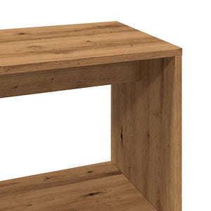 vidaXL Corner Desk Artisan Oak 200.5x50x76 cm Engineered Wood