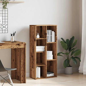 vidaXL Book Cabinet Old Wood 50x25x104 cm