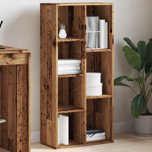 vidaXL Book Cabinet Old Wood 50x25x104 cm