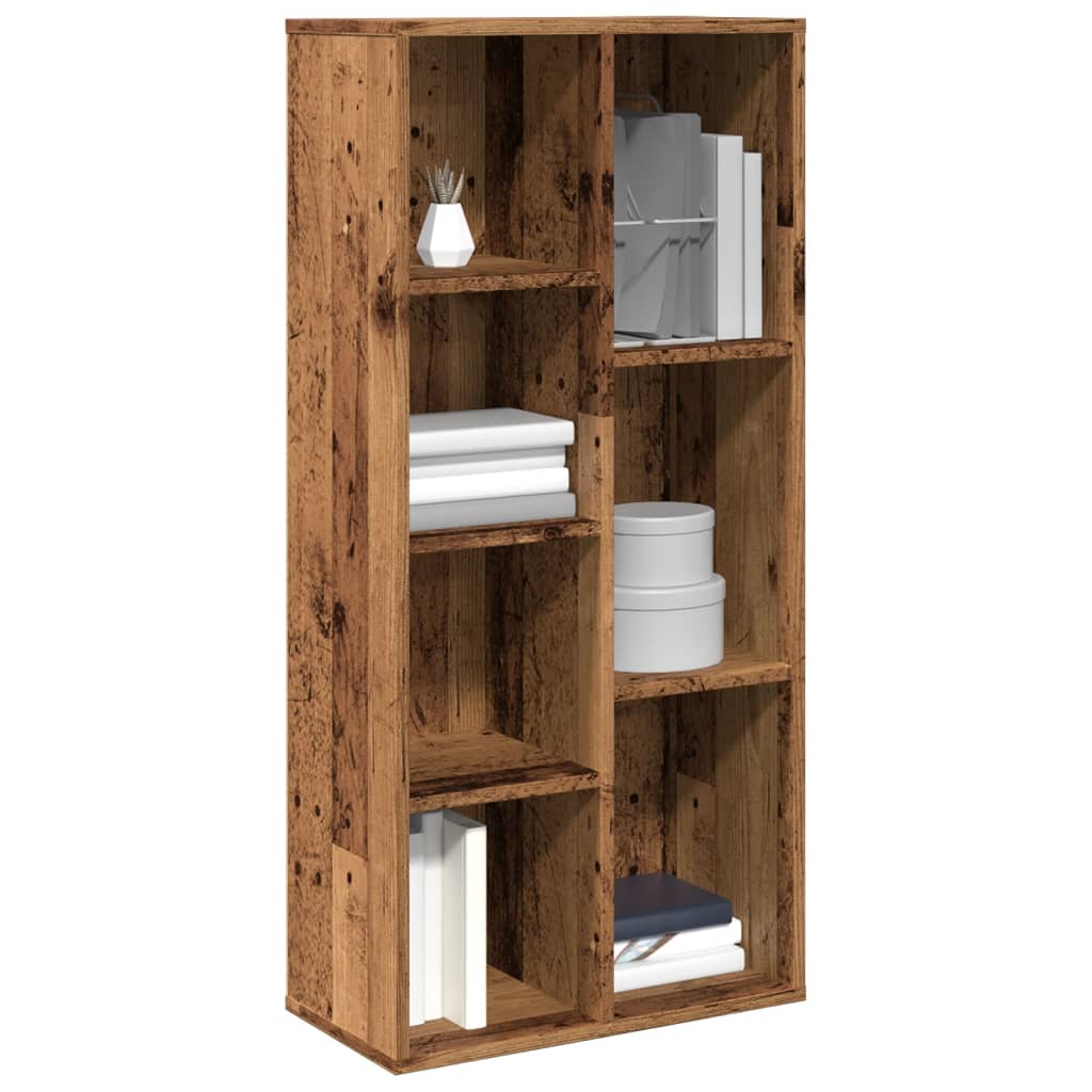 vidaXL Book Cabinet Old Wood 50x25x104 cm