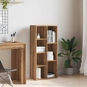 vidaXL Book Cabinet Artisan Oak 50x25x104 cm