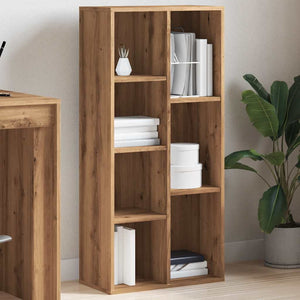 vidaXL Book Cabinet Artisan Oak 50x25x104 cm