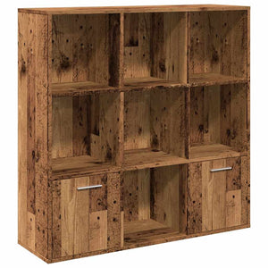 vidaXL Book Cabinet Old Wood 98x29x97.5 cm Engineered Wood