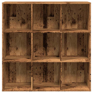 vidaXL Book Cabinet Old Wood 98x29x97.5 cm