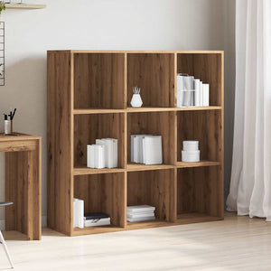 vidaXL Book Cabinet Artisan Oak 98x29x97.5 cm