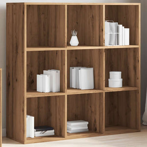 vidaXL Book Cabinet Artisan Oak 98x29x97.5 cm