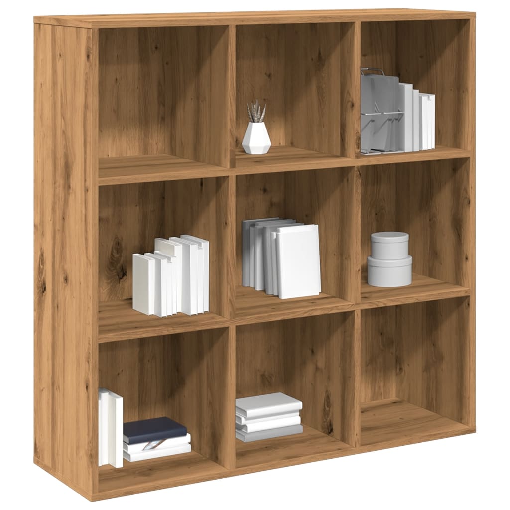 vidaXL Book Cabinet Artisan Oak 98x29x97.5 cm