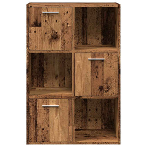 vidaXL Bookshelf Old Wood 60.5x30x90 cm Engineered Wood