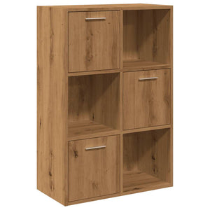 vidaXL Bookshelf Artisan Oak 60.5x30x90 cm Engineered Wood