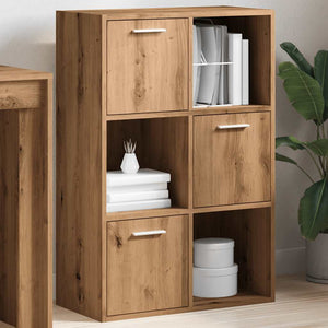 vidaXL Bookshelf Artisan Oak 60.5x30x90 cm Engineered Wood