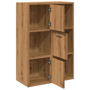 vidaXL Bookshelf Artisan Oak 60.5x30x90 cm Engineered Wood