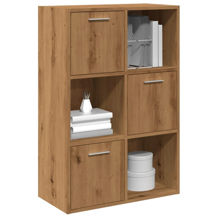 vidaXL Bookshelf Artisan Oak 60.5x30x90 cm Engineered Wood