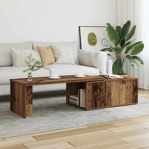 vidaXL Coffee Table Old Wood 150x50x35 cm Engineered Wood