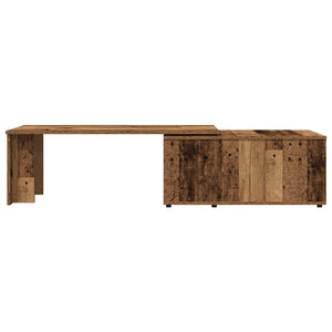 vidaXL Coffee Table Old Wood 150x50x35 cm Engineered Wood