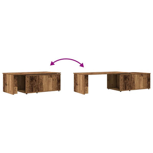 vidaXL Coffee Table Old Wood 150x50x35 cm Engineered Wood