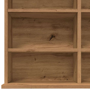 vidaXL CD Cabinet Artisan Oak 102x23x177.5 cm Engineered Wood