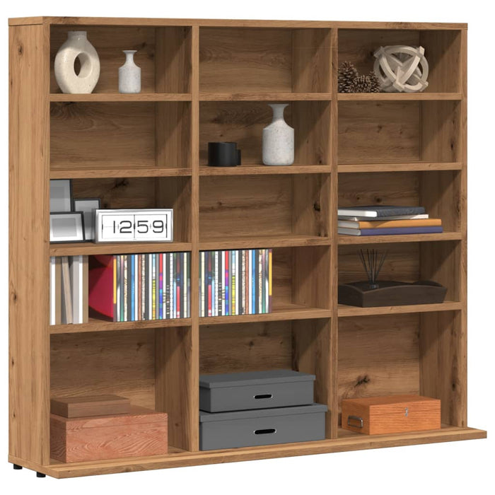 vidaXL CD Cabinet Artisan Oak 100x23x89.5 cm Engineered Wood