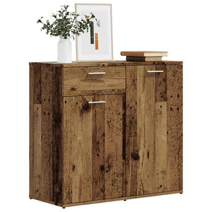 vidaXL Sideboard Old Wood 80x36x75 cm Engineered Wood