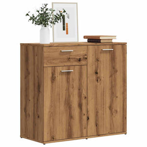 vidaXL Sideboard Artisan Oak 80x36x75 cm Engineered Wood