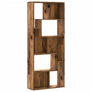 vidaXL Bookcase Old Wood 67x24x161 cm Engineered Wood