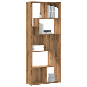 vidaXL Bookcase Artisan Oak 67x24x161 cm Engineered Wood