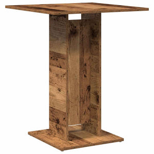 vidaXL Bistro Table Old Wood 60x60x75 cm Engineered Wood