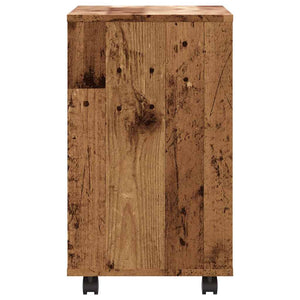 vidaXL Side Table Old Wood 70x35x55 cm Engineered Wood