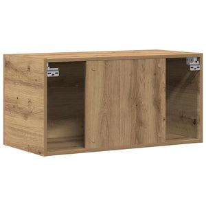 vidaXL Wall Cabinet Artisan Oak 80x39x40 cm Engineered Wood