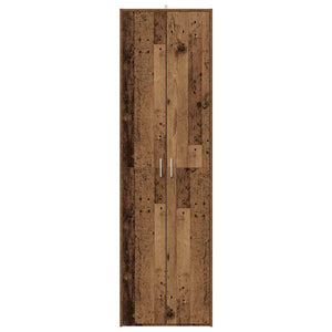 vidaXL Hallway Wardrobe Old Wood 55x25x189 cm Engineered Wood