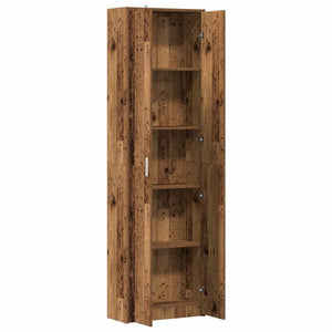 vidaXL Hallway Wardrobe Old Wood 55x25x189 cm Engineered Wood