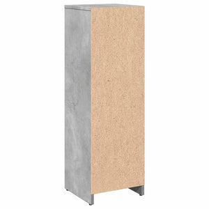 vidaXL Bathroom Cabinet Concrete Grey 30x30x95 cm Engineered Wood