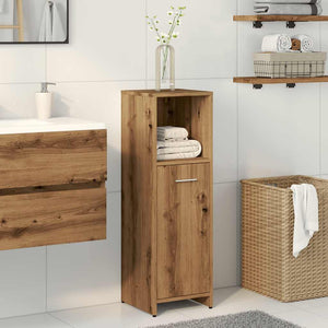 vidaXL Bathroom Cabinet Artisan Oak 30x30x95 cm Engineered Wood