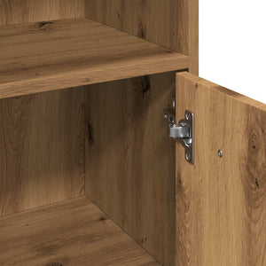 vidaXL Bathroom Cabinet Artisan Oak 30x30x95 cm Engineered Wood