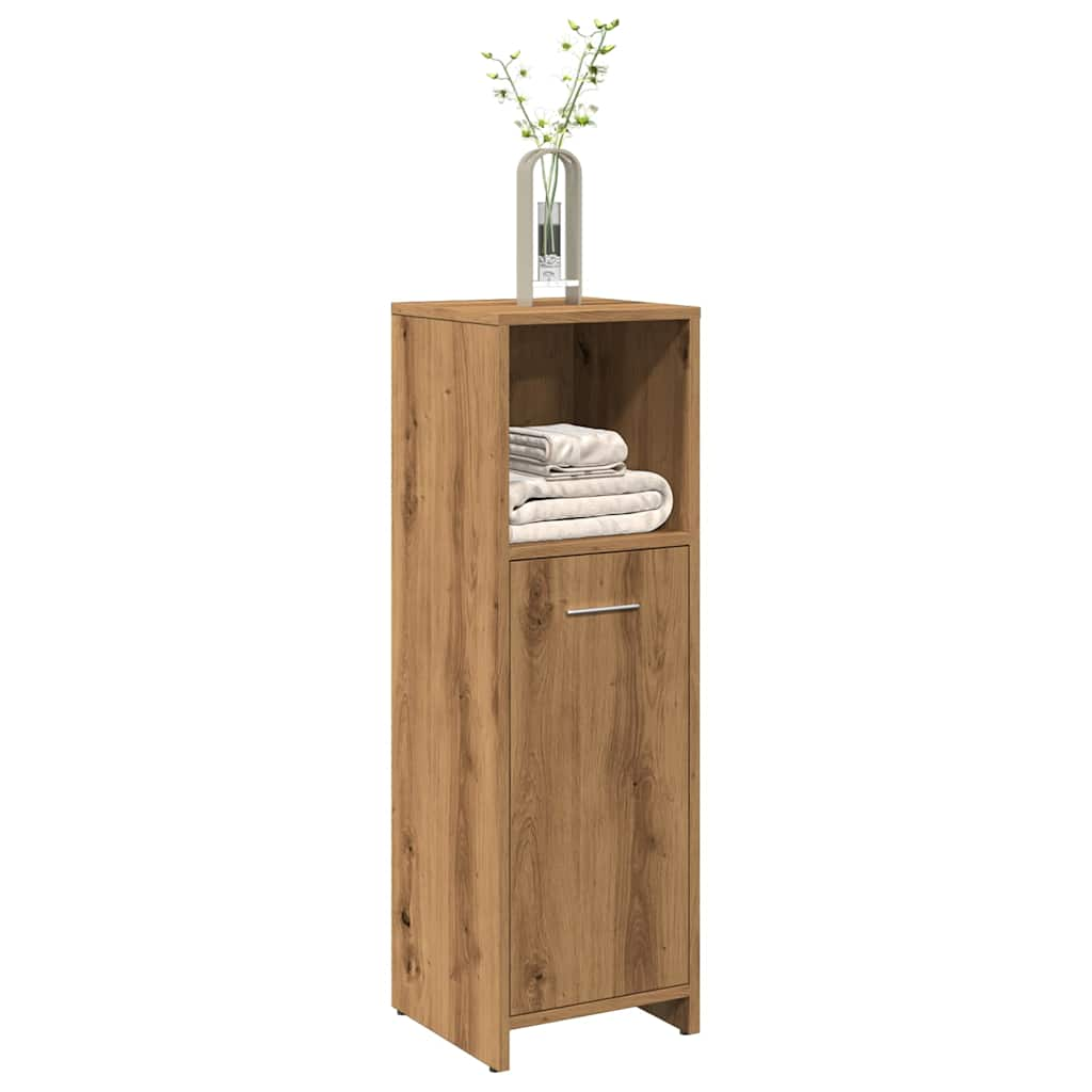 vidaXL Bathroom Cabinet Artisan Oak 30x30x95 cm Engineered Wood