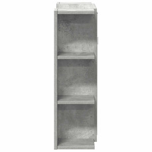 vidaXL Bathroom Mirror Cabinet Concrete Grey 80x20.5x64 cm Engineered Wood