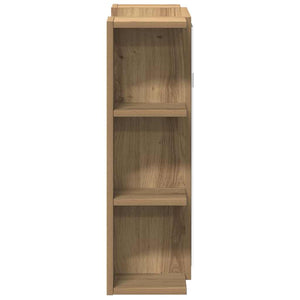 vidaXL Bathroom Mirror Cabinet Artisan Oak 80x20.5x64 cm Engineered Wood